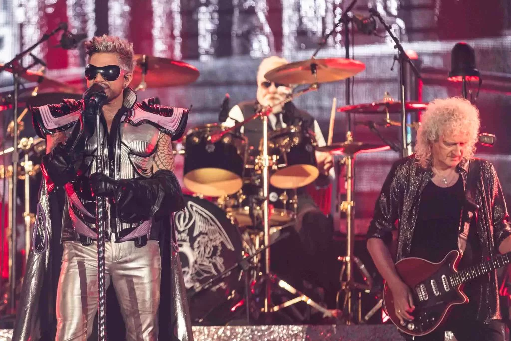 Queen And Adam Lambert Perform At BMO Stadium