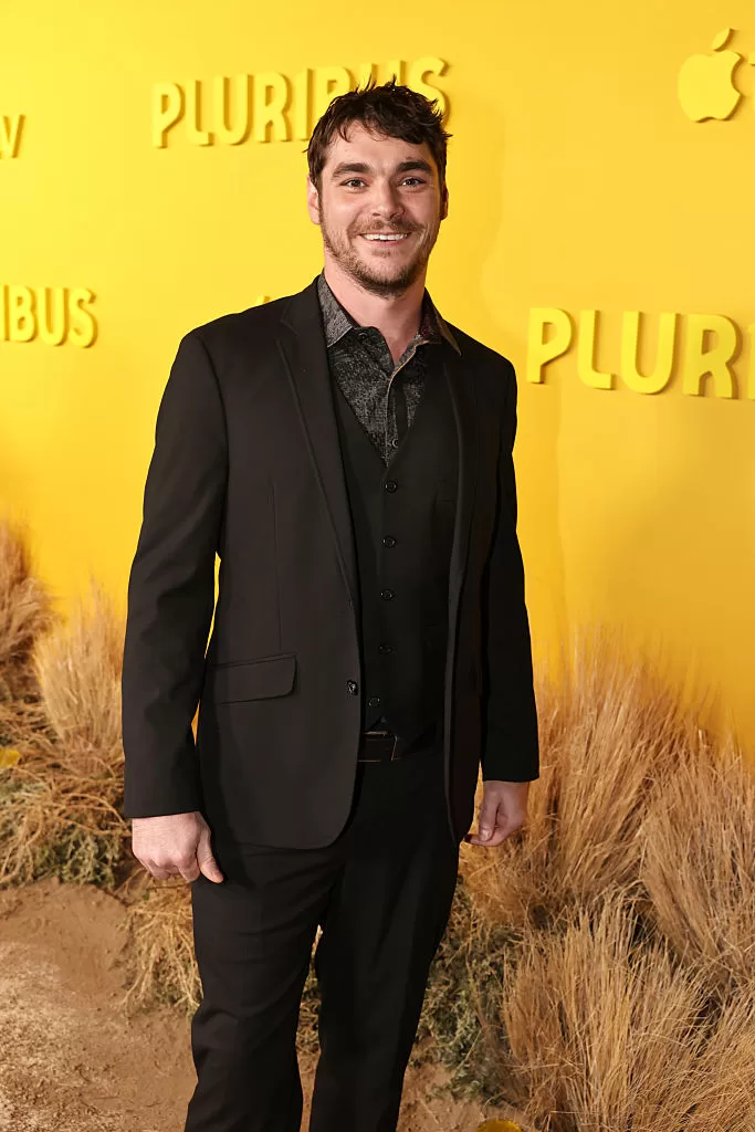 LOS ANGELES, CALIFORNIA - NOVEMBER 04: RJ Mitte attends the global premiere of the Apple TV series “Pluribus” at the Directors Guild of America on November 04, 2025 in Los Angeles, California. The series debuts globally on Apple TV on Friday, November 7, 2025. (Photo by Eric Charbonneau/Apple TV+ via Getty Images)