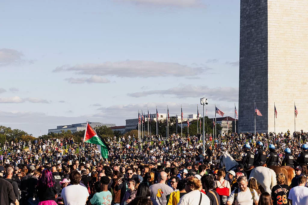 Hardcore punk band Turnstile plays a benefit concert on the National Mall on October 24, 2026